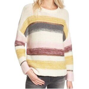RAILS Daphne Sz XS Wool Cashmere Striped Pullover Sweater cardigan